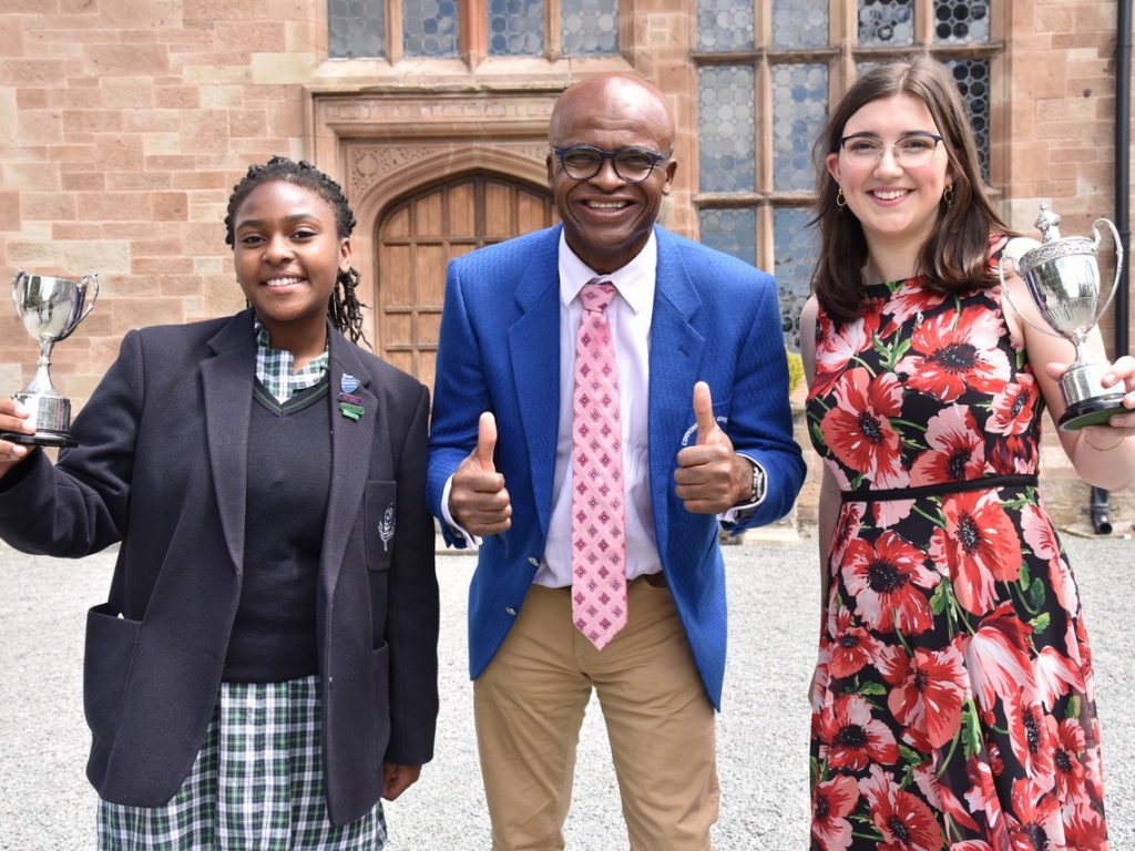 Kriss Akabusi at Adcote School